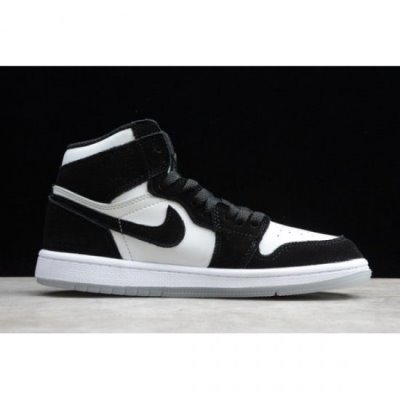 Nike Çocuk Air Jordan 1 Mid Se Beyaz / Siyah / Turkuaz Basketbol Ayakkabısı Türkiye - O4ZZG7SK